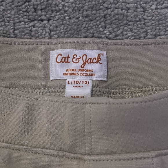 Beige Cat & Jack pants for school or everyday use - Picture 2 of 4